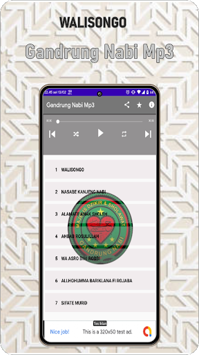 Android application Gandrung Nabi Mp3 screenshort