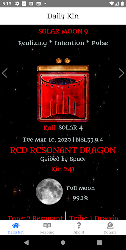 Android application The Daily Kin screenshort