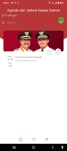 Jadwal & Agenda Kepala Daerah Screen 2