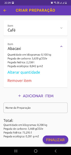 EcoNutri Screenshot