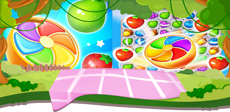 Cute fruit garden-legend match