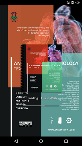 Android application Anatomy & Physiology Textbook screenshort