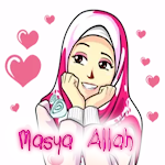 Cover Image of Download Kumpulan Stiker Islami Hijab Muslim Cute WASticker 1.0 APK