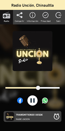 Android application Radio Unción, Chinaultla screenshort