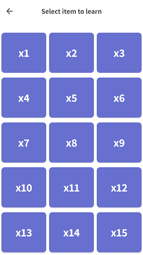 Multiplication table - learn easily, Times Tables 1.2.6 screenshots 7