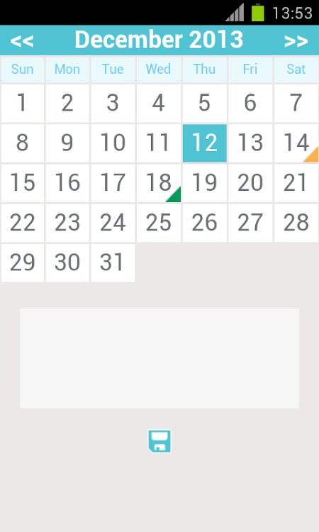 monthly calendar app - 12.0 - (Android)