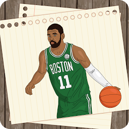 图标图片“上色或绘画专业的美国篮球运动员”