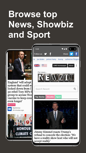 Android application Newzit screenshort