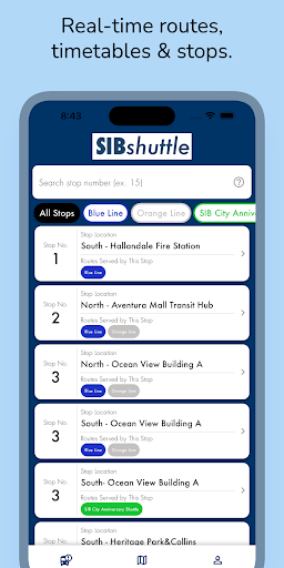 Android application Sunny Isles Beach Shuttle screenshort
