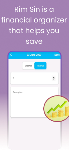 Android application Rimsin - Expense Manager screenshort