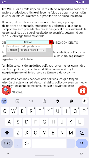 Código Penal de El Salvador Screen 3
