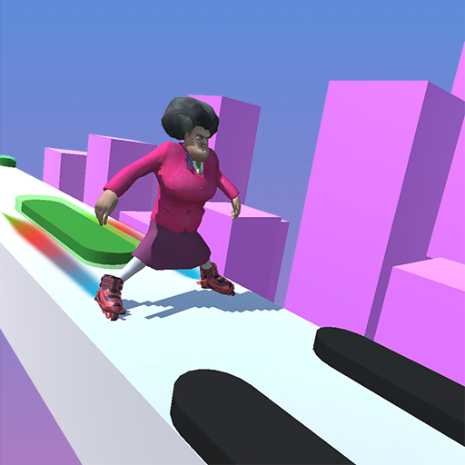 Scary Evil Teacher 3D Sky Roller Skate Stunts