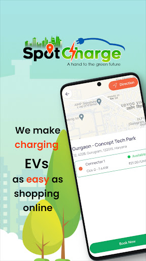 Android application SpotCharge screenshort