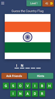 GK Quiz - Guess Country Flag - Screenshot 1