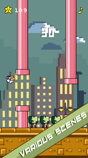 Flappy Pixel - Flying Birdy 7 screenshots 5