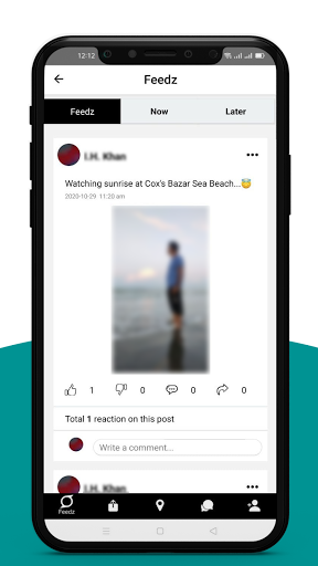 Android application TripzChat screenshort