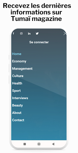Android application Tumai Magazine screenshort