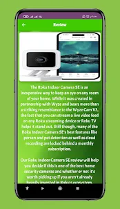 Roku Smart Home camera Guide