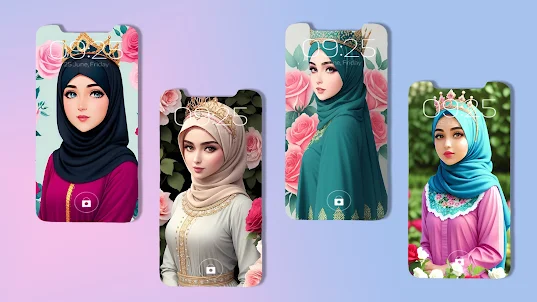 Cute Hijab Muslimah Wallpaper