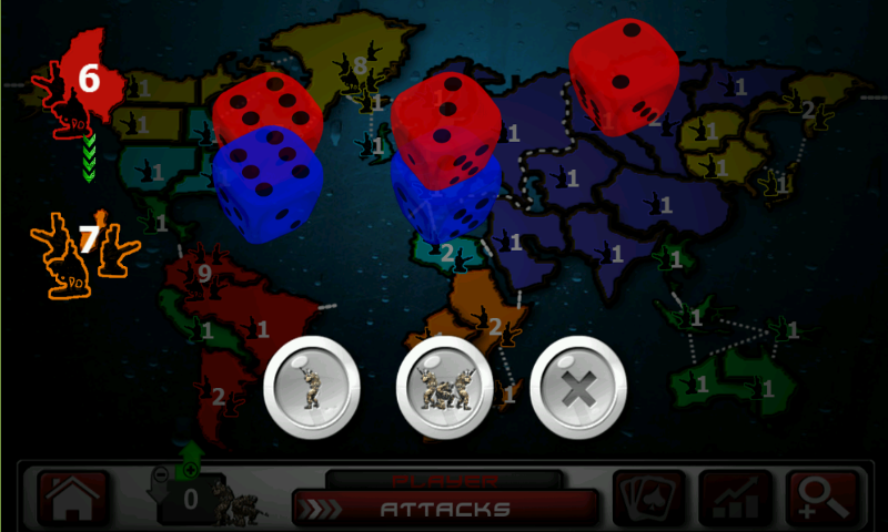 Android application Rise Wars (strategy & risk) ++ screenshort