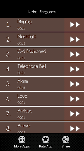 Android application Retro Rintgones screenshort