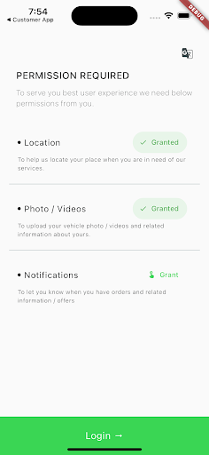 OrderPLZ Delivery Partners Screen 3