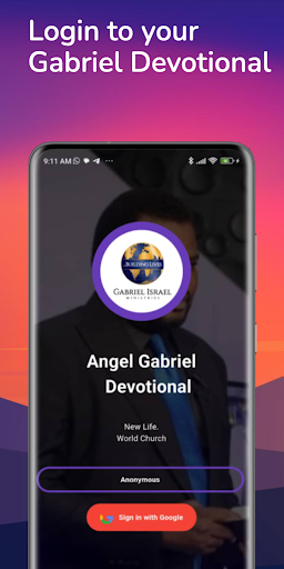Angel Gabriel Devotional Screen 3