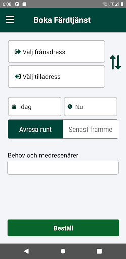 Lunds Färdtjänst Screen 2