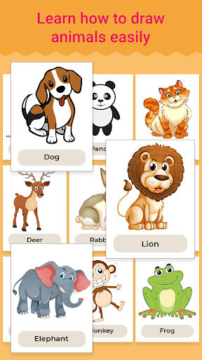 Android application Learn to Draw Animals - Step b screenshort