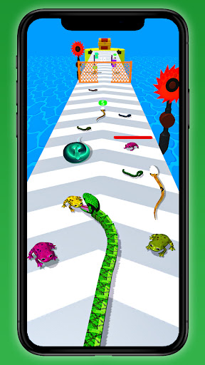 Android application Snake Run Worm Eater Race screenshort