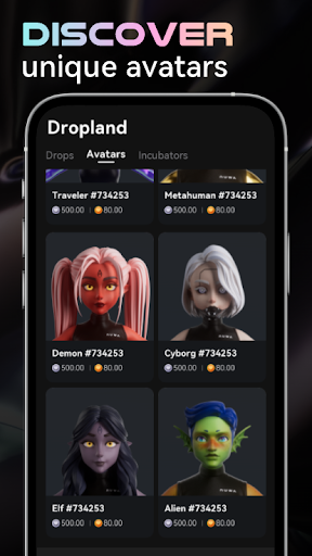NUWA - Web3 Social Metaverse Screen 2