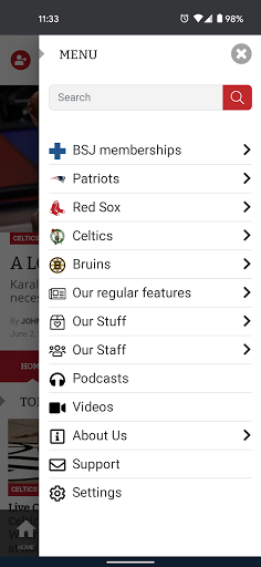 Boston Sports Journal Screen 3