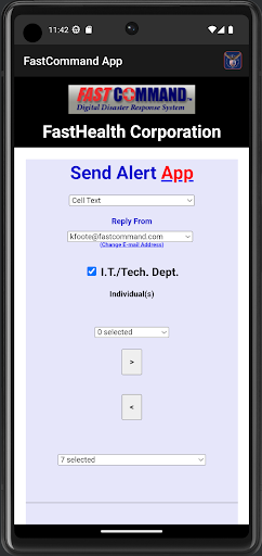FastCommand App Screen 3