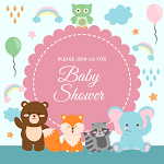 Cover Image of Télécharger Baby Shower Card Maker  APK