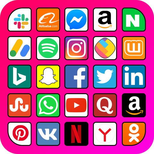 All social media and social networks in one app
