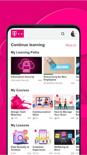Android application Telekom SmartAPP screenshort