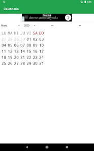 Captura de Pantalla 13 Calendario - Meses y semanas d android