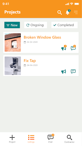 Android application Reparet- Home Repair Services screenshort