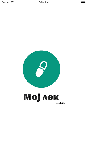 Android application Мој Лек screenshort