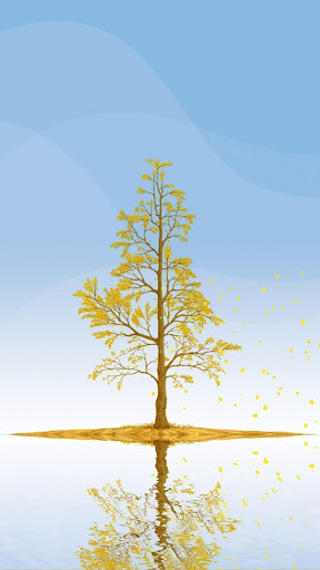 Ginkgo Tree Live Wallpaper Screen 2