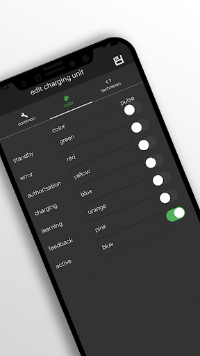 electrify Charge Control Screen 2