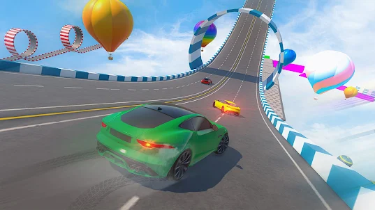 Mega Car Stunts Ramp Car Games