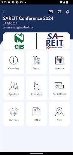 Android application SAREIT Conference screenshort