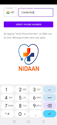 Android application Nidaan - Health Solution screenshort