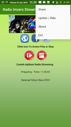 Radio Imzers Streaming Screen 2