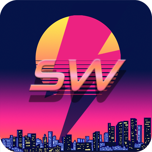 SynthWolf: Outrun the Night logo