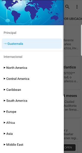 Android application Empleo Guatemala screenshort