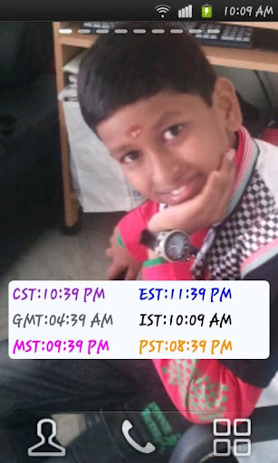 Android application Timezone Widget screenshort