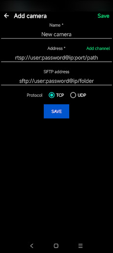 RTSP Viewer - IP Camera Player Screen 2