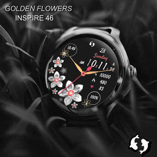 Golden Flowers Luxury Dial Screen 2